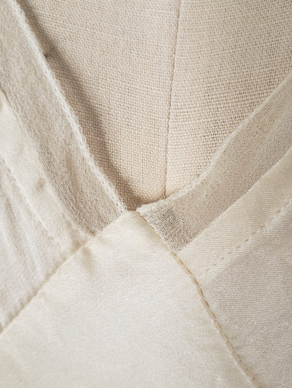 Silk Ivory Camisole, M - Picture 4 of 10